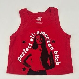 Woman’s tank All American b!tch size large by Olivia Rodrigo